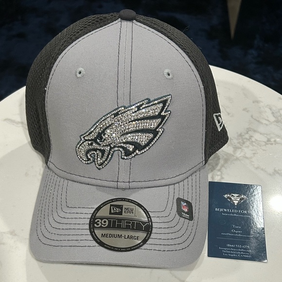 Fly high with our Custom Bling Philadelphia Eagles Hats!